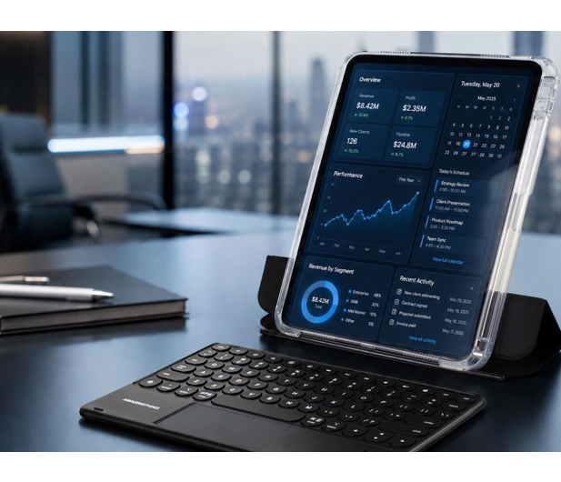 AmazingThing Minimal Case Keylite Combo na iPad Air M3 13" - czarne - 1526908 - zdjęcie 5